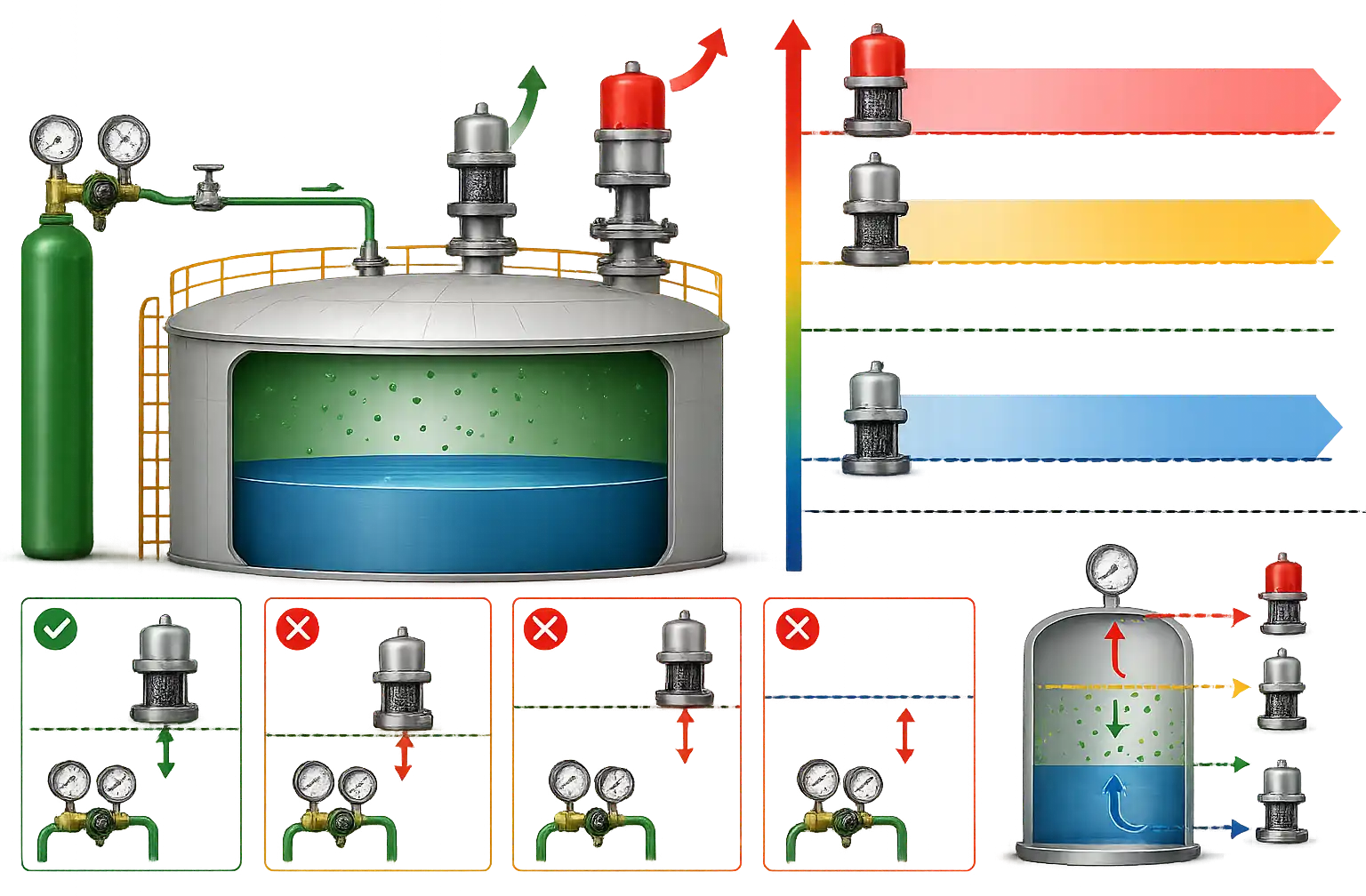 Setting the Correct Breather Valve Pressure for Nitrogen Blanketed Tanks
