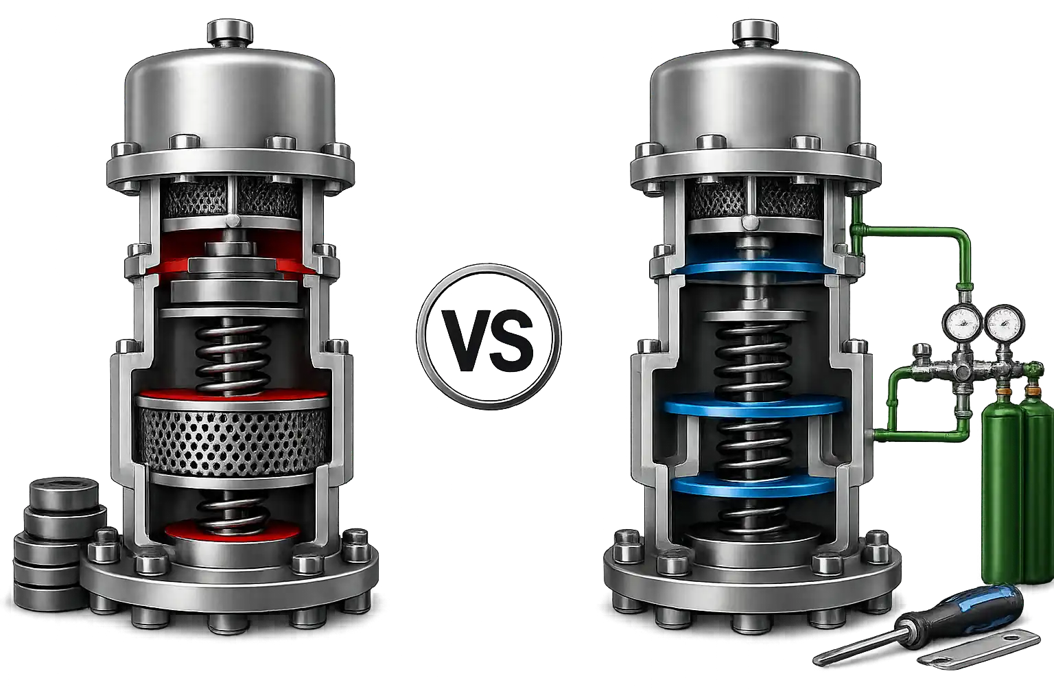 Weight Loaded vs Spring Loaded
