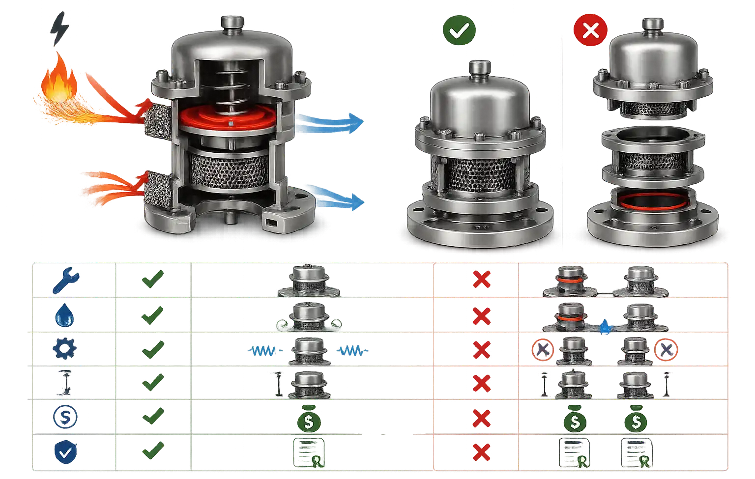 Why Your Breather Valve Needs an Integrated Flame Arrestor